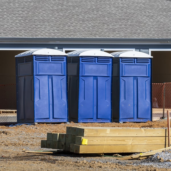 what is the maximum capacity for a single porta potty in Doylestown